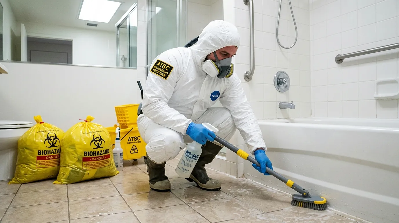 Decontamination equipment deployed for Blood Cleanup in Rensselaer